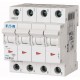 PLS6-D1,6/4-MW 243097 EATON ELECTRIC Over current switch, 1, 6 A, 4 p, type D characteristic