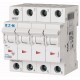 PLS6-D3/4-MW 243100 EATON ELECTRIC Перегрузки по току выключателя, 3А, 4 р, тип D характеристики
