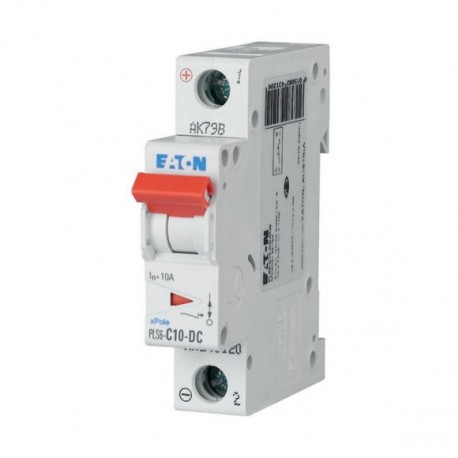 PLS6-C10-DC-MW 243120 Y7-243120 EATON ELECTRIC Disjoncteur modulaire, 10A, 1p, courbe C, DC