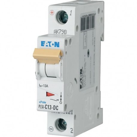 PLS6-C13-DC-MW 243121 Y7-243121 EATON ELECTRIC Disjoncteur modulaire, 13A, 1p, courbe C, DC