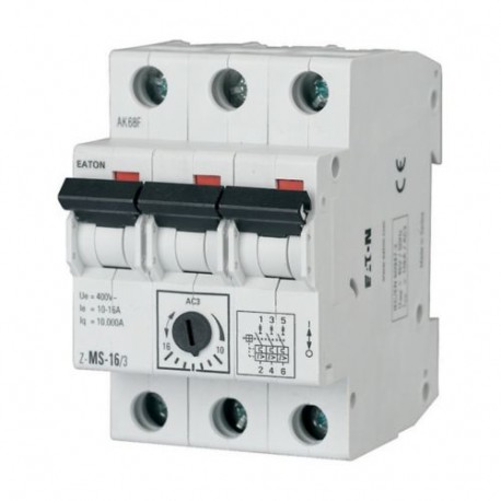 Z-MS-0,40/3 248404 Z-MS-0.40/3 EATON ELECTRIC Motor-Protective Circuit-Breakers, 0, 25-0, 4 A, 3 p