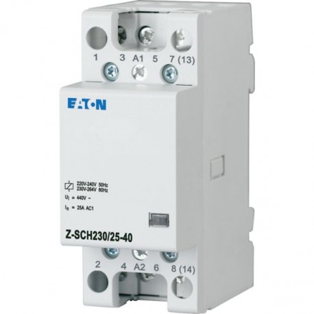 Z-SCH230/25-40 248847 0004355535 EATON ELECTRIC Contacteur modulaire, 230VAC/50Hz, 4 s, 25A, 2PE