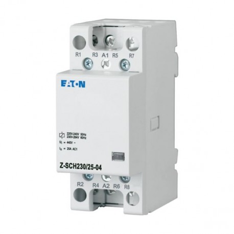 Z-SCH230/25-04 248848 EATON ELECTRIC Installation contactor, 230VAC/50Hz, 4 N/C, 25A, 2HP