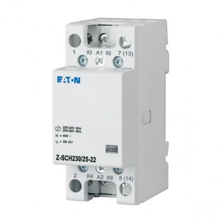 Z-SCH230/25-22 248849 Y7-248849 EATON ELECTRIC Contacteur modulaire, 230VAC/50Hz, 2F+2O, 25A, 2PE