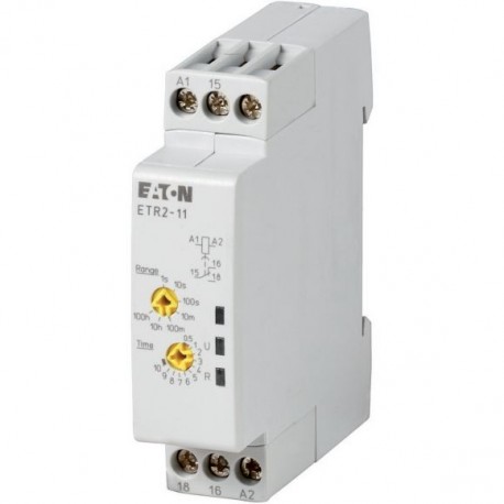 ETR2-11 262684 EATON ELECTRIC Zeitrelais, 1 W, 0,05 s 100 h, 24 240 V AC 50/60 Hz, 24 48 V DC, ansprechverzö..