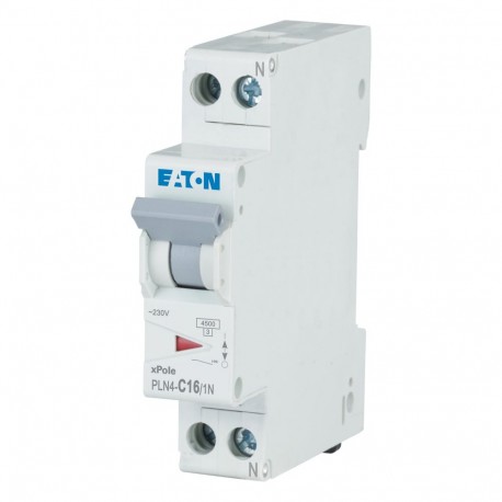 PLN4-C16/1N-MW 263192 EATON ELECTRIC LS-Schalter, 16A, 1P + N, C-Char
