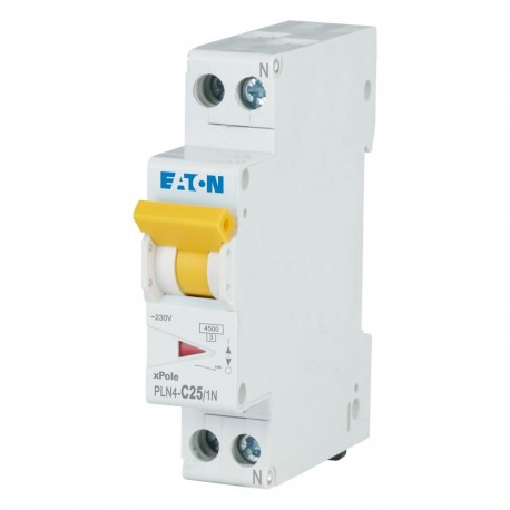 PLN4-C25/1N-MW 263194 EATON ELECTRIC PLN4-C25/1N INT. MT 4,5KA 1N 1MOD. 25A C