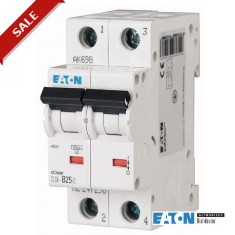 CLS6-C13/2 263681 EATON ELECTRIC MCB, 2P, courbe C, 13A
