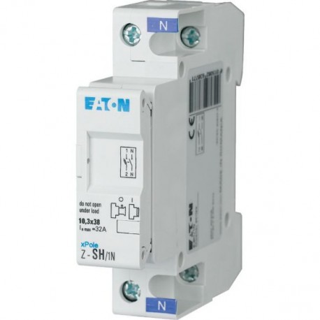 Z-SH/1N 263877 Y7-263877 EATON ELECTRIC Sezionatore con fusibili 1p+N 10x38