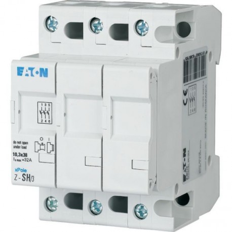 Z-SH/3 263879 EATON ELECTRIC Seccionador 10x38 titular de 3 posições