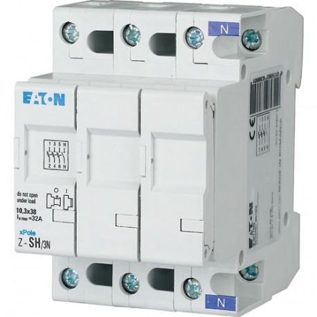 Z-SH/3N 263880 EATON ELECTRIC Secc. Portafusibles, 3P+N, 32A (sin cartucho)