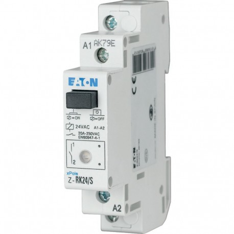 Z-RK24/S 265201 EATON ELECTRIC Contactor modular,(1NA), 20A(AC1)