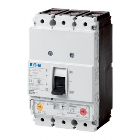 NZMN1-M100 265722 0004358901 EATON ELECTRIC Motor3p interruptor em caixa moldada 100A 50kA NZMB1-M100