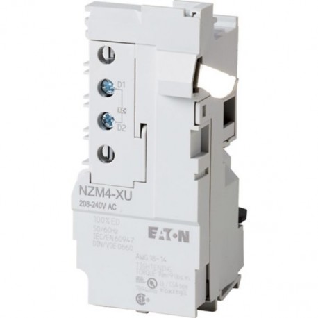NZM4-XU480-525AC 266195 EATON ELECTRIC Déclencheur à manque de tension, 480-525VAC