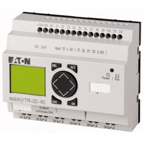 EASY719-DC-RC 274119 0004519776 EATON ELECTRIC Modulo 12e 6s / r 24vdc