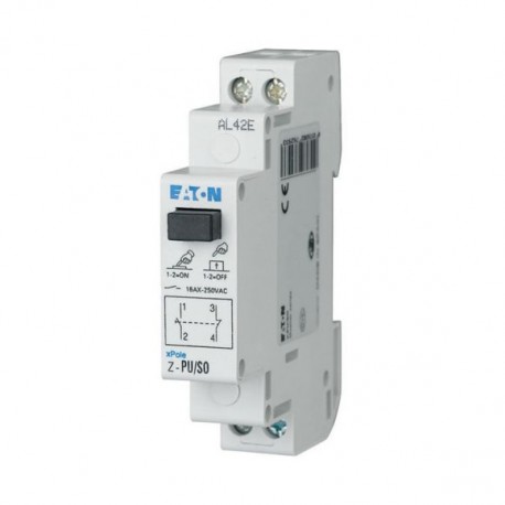 Z-PU/SO 276293 Y7-276293 EATON ELECTRIC Taster, 250V, 16A, 1S+1Ö