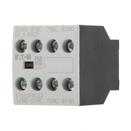 DILA-XHI22 276426 Y7-276426 EATON ELECTRIC XTCEXFAC22 auxiliar contato 2NA + 2NF frente