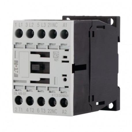 DILM9-01(48VDC) 276741 Y7-276741 EATON ELECTRIC Contactor de potencia Conexión a tornillo 3 polos + 1 NC 9 A..