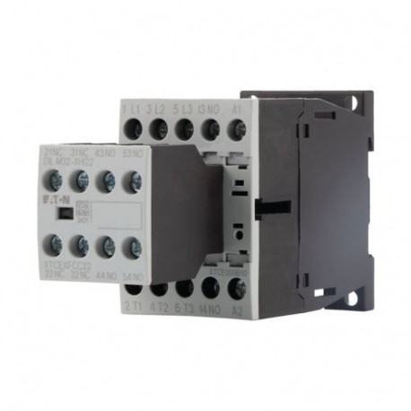 DILM9-32(24VDC) 276810 EATON ELECTRIC Contactor de potencia Conexión a tornillo 3 polos + 3 NO + 2 NC 9 A 4 ..