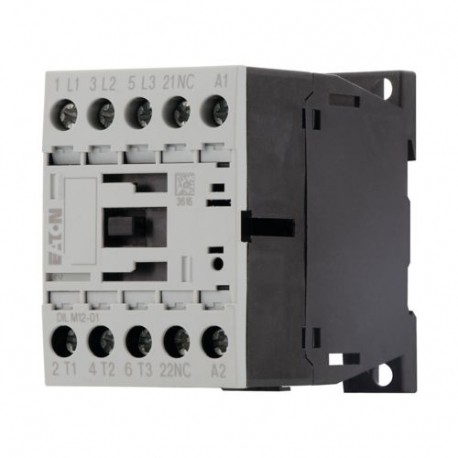 DILM12-01(48V50HZ) 276853 XTCE012B01Y EATON ELECTRIC Contactor, 3p+1N/C, 5.5kW/400V/AC3