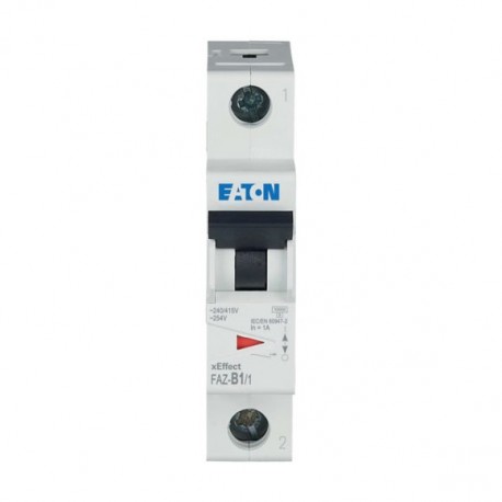 FAZ-B1/1 278520 EATON ELECTRIC Автоматический выключатель 1А, кривая отключения B, 1 полюс, откл. способност..