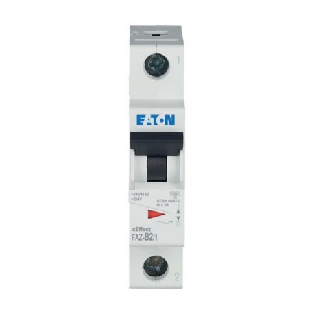 FAZ-B2/1 278523 EATON ELECTRIC Leitungsschutzschalter, 2A, 1p, B-Char