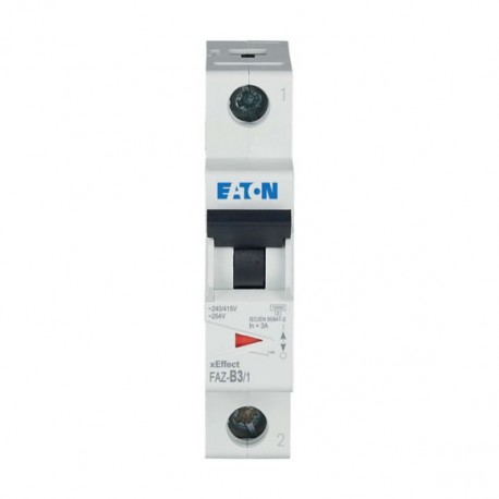 FAZ-B3/1 278525 Y7-278525 EATON ELECTRIC Leitungsschutzschalter, 3A, 1p, B-Char
