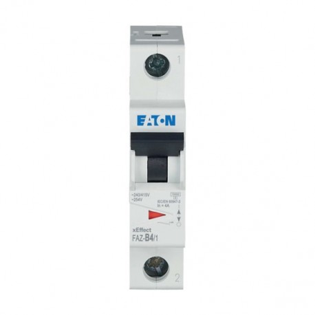 FAZ-B4/1 278527 Y7-278527 EATON ELECTRIC Miniature circuit breaker (MCB), 4A, 1p, B-Char, AC