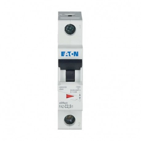 FAZ-C2,5/1 278550 Y7-278550 EATON ELECTRIC Interruttore protettore, 2,5A, 1p, curva caratteristica C