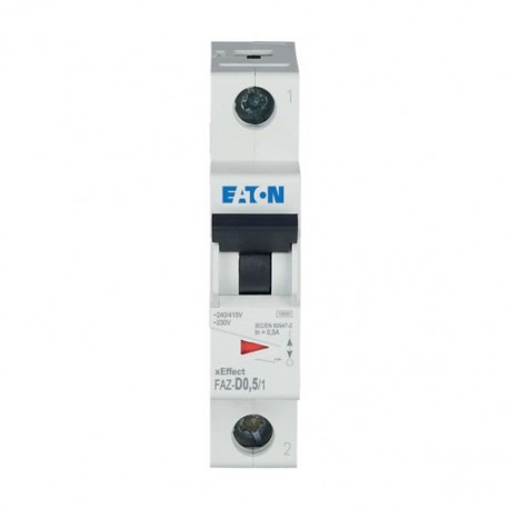 FAZ-D0,5/1 278568 FAZ-D0.5/1 EATON ELECTRIC MCB FAZ