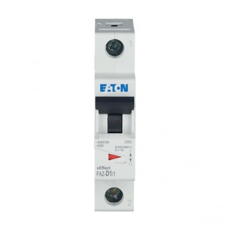 FAZ-D1/1 278569 EATON ELECTRIC Leitungsschutzschalter, 1A, 1p, D-Char