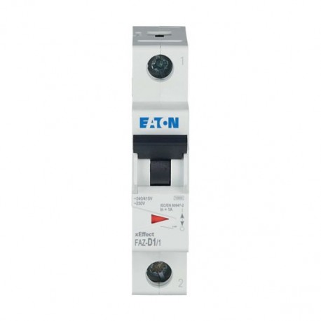 FAZ-D1/1 278569 Y7-278569 EATON ELECTRIC Leitungsschutzschalter, 1A, 1p, D-Char