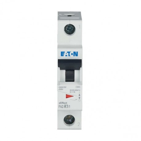 FAZ-K1/1 278590 EATON ELECTRIC Leitungsschutzschalter, 1A, 1p, K-Char