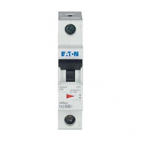 FAZ-K40/1 278603 EATON ELECTRIC Leitungsschutzschalter, 40A, 1p, K-Char