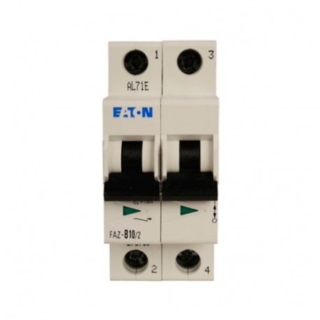 FAZ-D2/2 278771 EATON ELECTRIC Miniature circuit breaker (MCB), 2A, 2p, type D characteristic