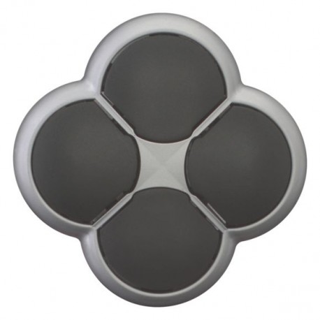 M22-D4-S 279411 Y7-279411 EATON ELECTRIC Pulsante a 4 posizioni, nero, ad impulso, titan