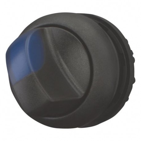 M22S-WLKV-B 284544 Y7-284544 EATON ELECTRIC Selettore luminoso, 2 posizioni, azzurro, ad impulso