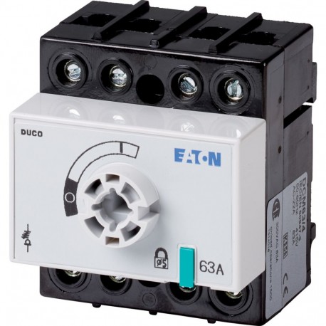 DCM-63/4-SK 1314016 Y8-1314016 EATON ELECTRIC sezionatore di potenza, a 4 poli, 63 A, senza maniglia rotativ..