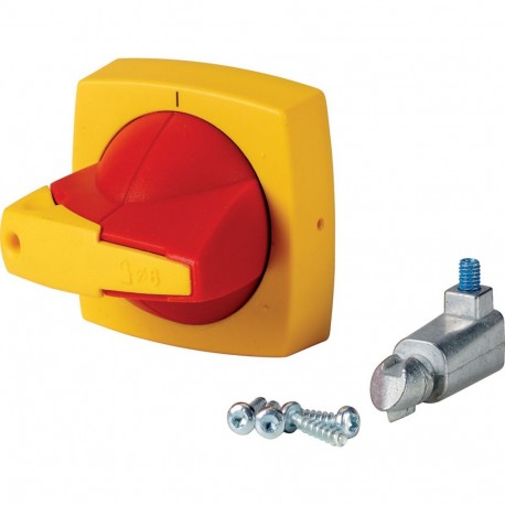 K2DR/P 1818036 Y8-1818036 EATON ELECTRIC Poignée rotative 8 mm K2 montage sur porte rouge/jaune cadenas