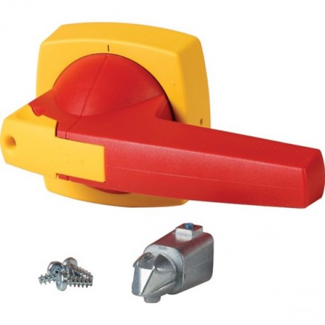 K3DR/P 1818096 EATON ELECTRIC Toggle, 10mm, door installation, red/yellow, padlock