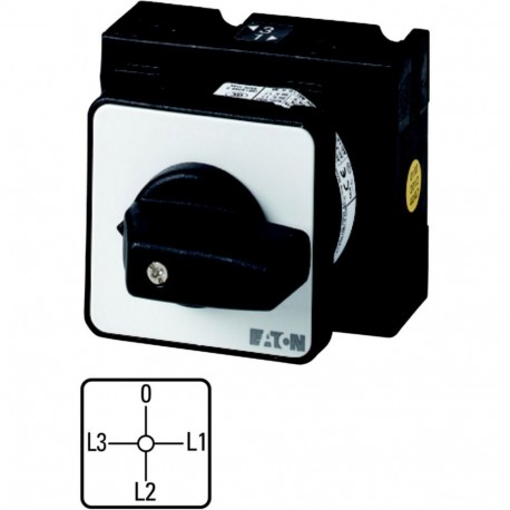 T3-3-8048/E 002539 Y7-2539 EATON ELECTRIC Interruptor selector de amperímetro 6 polos 32 A Placa indicadora: