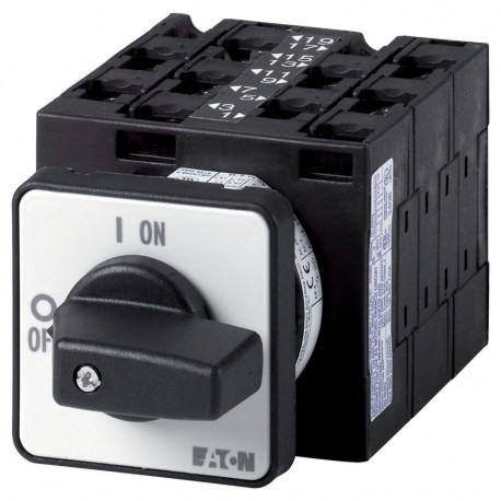 T3-5-124/E 004000 Y7-4000 EATON ELECTRIC invertitore di polarità, Contatti: 9, 32 A, Circuito Dahlander, 2 n..