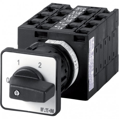 T3-6-8370/EZ 004506 Y7-4506 EATON ELECTRIC commutatore, Contatti: 12, 32 A, targhetta frontale: 1-2, 90 °, p..
