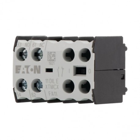 11DILE 010224 XTMCXFA11 EATON ELECTRIC Auxiliary contact module, 1N/O+1N/C, surface mounting, screw connecti..