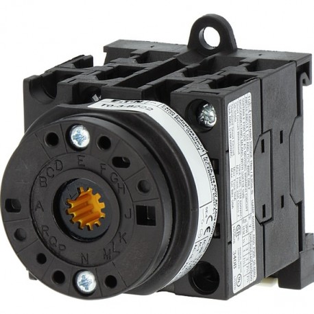 T0-3-8222/XZ 013445 Y7-13445 EATON ELECTRIC commutatore, Contatti: 6, 20 A, 90 °, a comando rinviato, Interr..