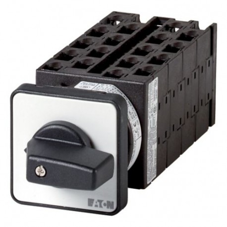T0-9-8489/E 016308 EATON ELECTRIC Step switches, Contacts: 18, 20 A, front plate: 1-3, 60 °, maintained, flu..