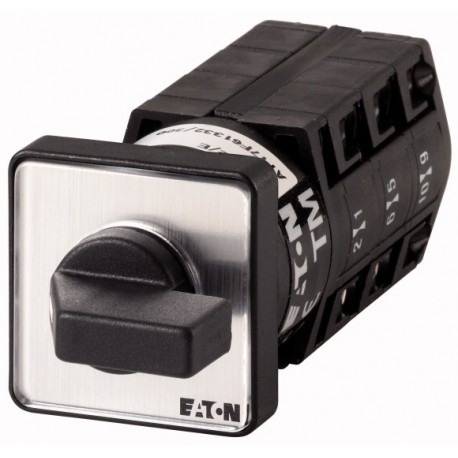 TM-3-8228/E 017927 EATON ELECTRIC Interruptor inversor 5 polos 10 A Placa indicadora: 1 0 2 30 ° Montaje emp..