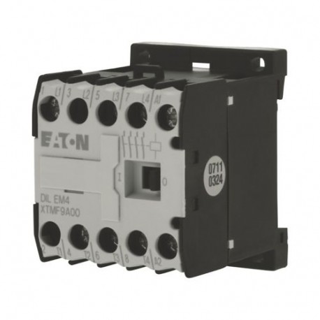 DILEM4(24V50/60HZ) 022044 XTMF9A00T EATON ELECTRIC Contactor, 4p, 4kW/400V/AC3