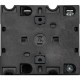 T3-3-8401/E 030992 Y7-30992 EATON ELECTRIC Interruptor Inversor 5 polos 32 A Placa indicadora: 1-0-2 45 ° 