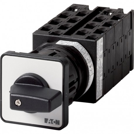 T0-8-8372/EZ 034102 Y7-34102 EATON ELECTRIC Interruptor Conmutador 16 polos 20 A Placa indicadora: 1-2 90 ° ..